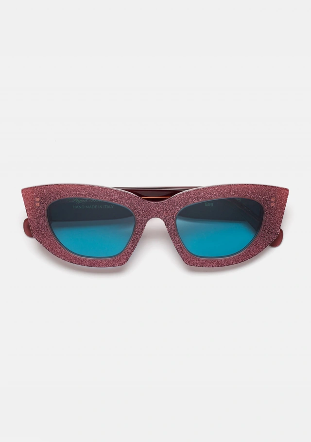 Kitti Dark Pink Glitter